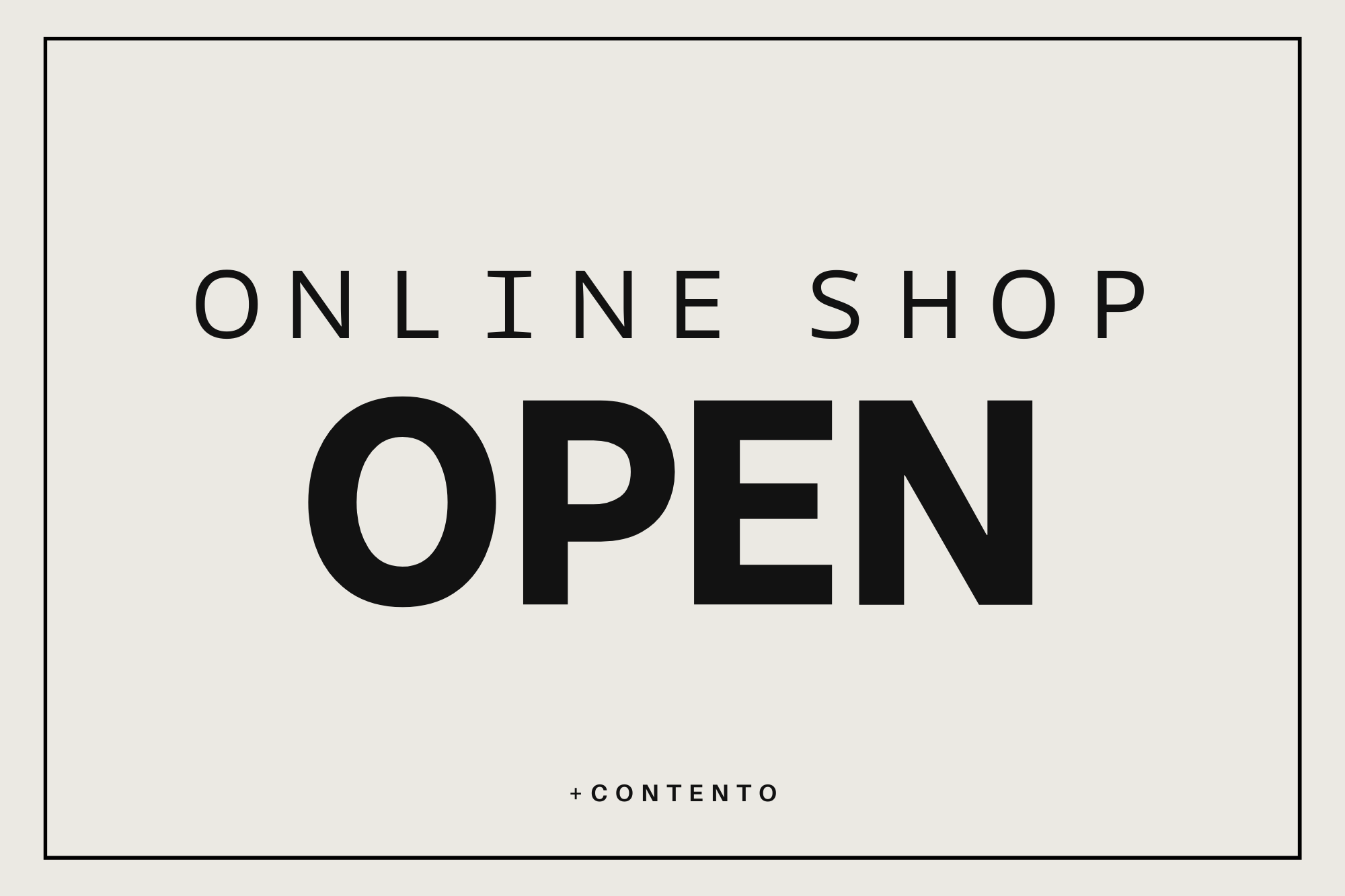 オンラインショップOPEN